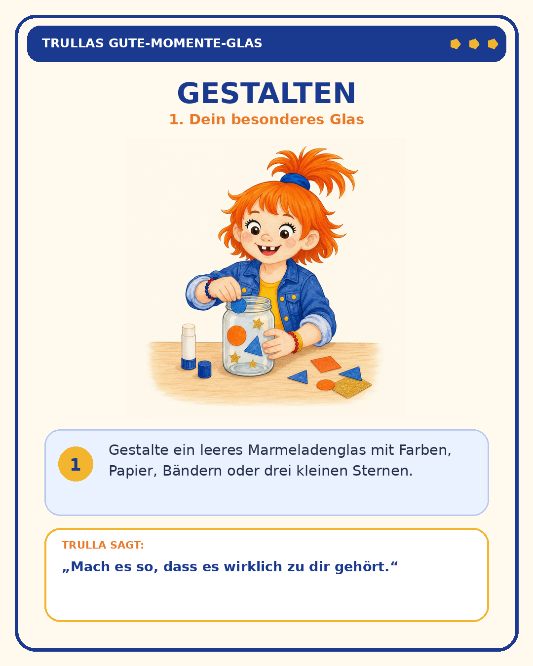 Schritt 1: Gestalten