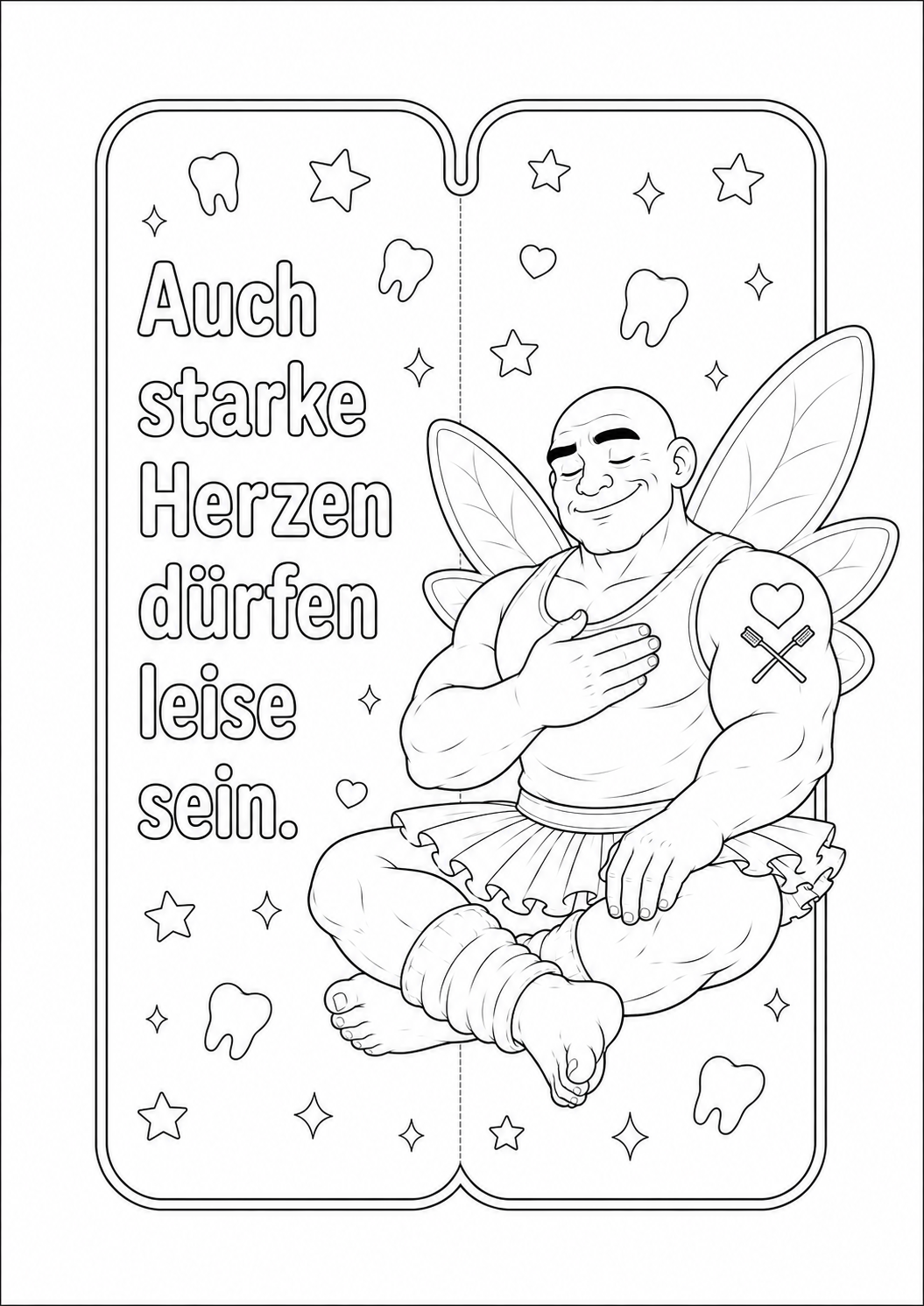 Ausmal-Lesezeichen Motiv 7