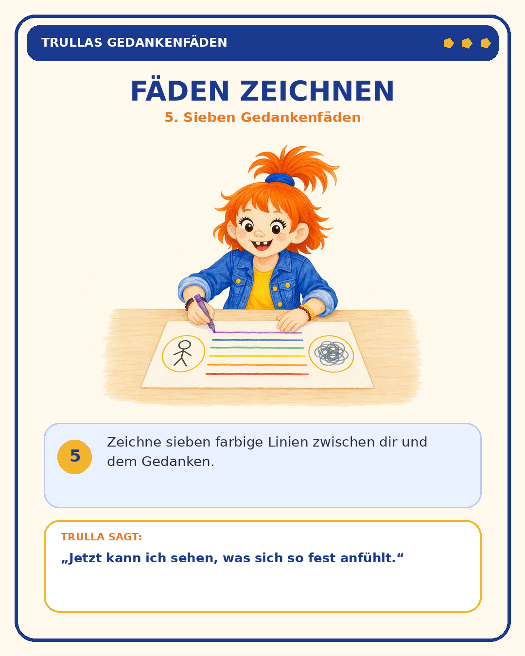 Schritt 5: Fäden zeichnen
