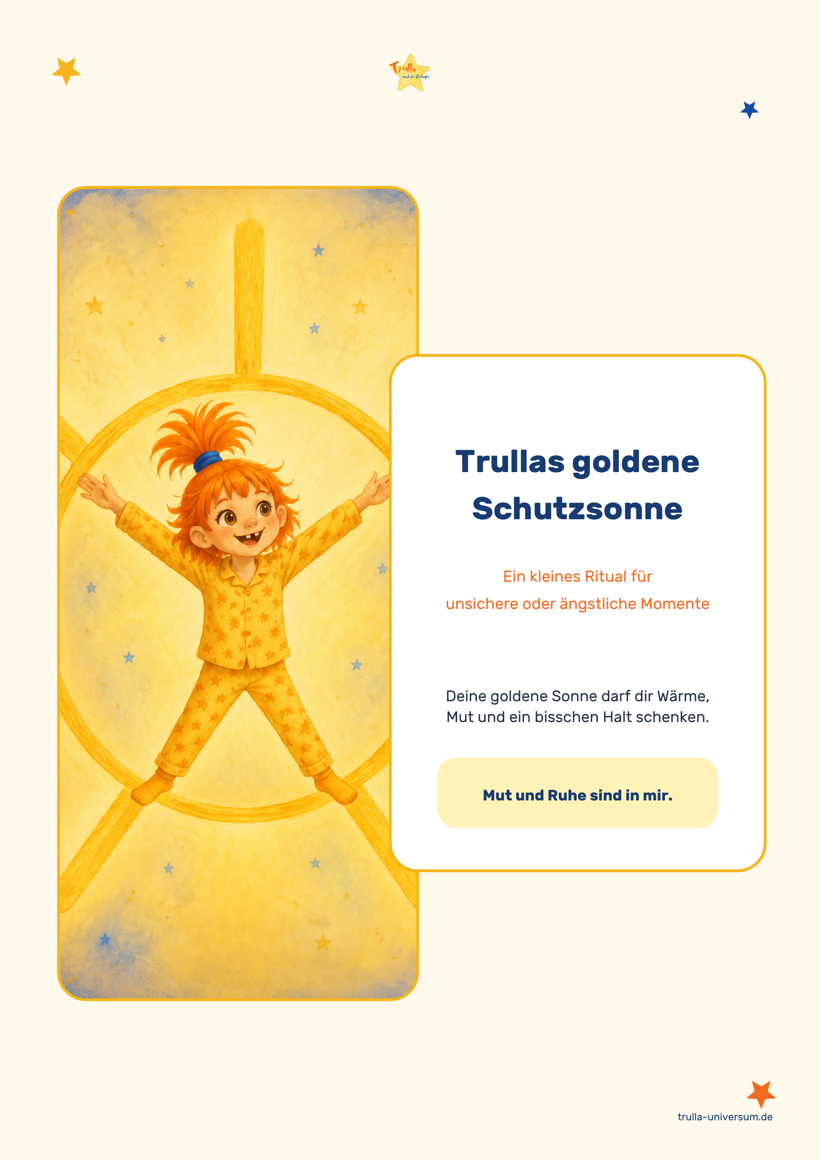 Trullas goldene Schutzsonne, Seite 1